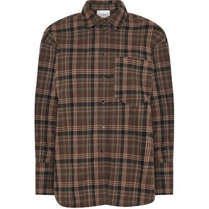 LA ROUGE - Isa Shirt - Brown/Forest
